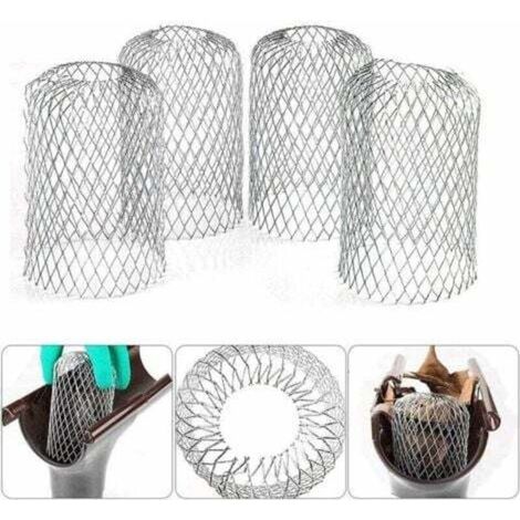 Set of 4 aluminum gutter filter screens, gutter protection, downspout protection
