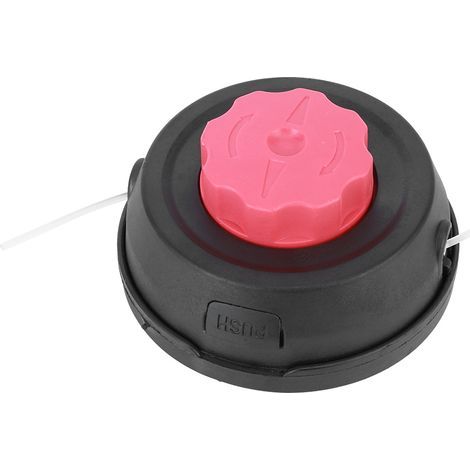 Lot 3 têtes tondeuse universelles – noir et rouge – référence H-16 – accessoire jardin remplacement (1/5)