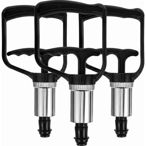 Pompe à Ventouses Manuelle, 3 Pièces Pistolet d' sous Vide pour Thérapie Chinoise Hijama, Accessoire de Massage pour Récupération Musculaire et Dos, Kit Cupping de Remplacement (1/5)