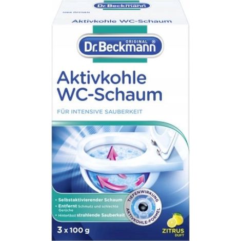 Dr. Beckmann WC-Schaum mit Aktivkohle Zitrus 300 g
