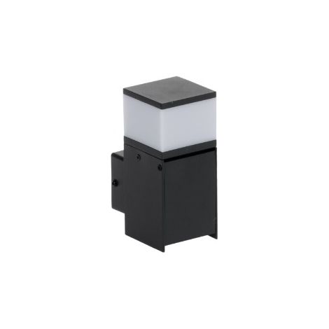Applique ext. 16 cm carrée noire G9 11W IP44 Kanlux (1/5)