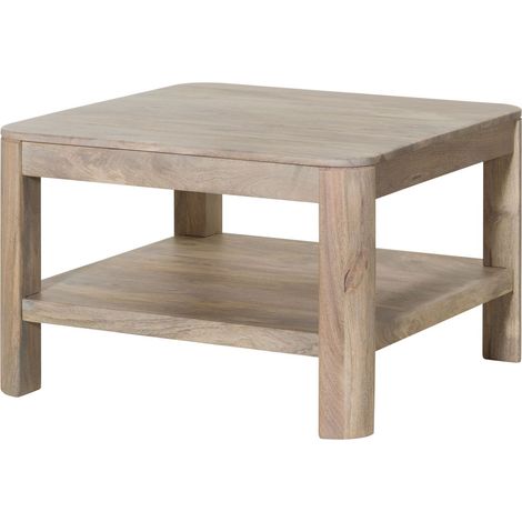 Couchtisch Mango 70x70x45 weiß lackiert TORONTO 306