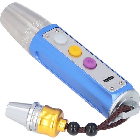 Verstellbare Taschenlampe zur Edelsteinbestimmung, 3 LEDs, mit Batterie. (1/5)