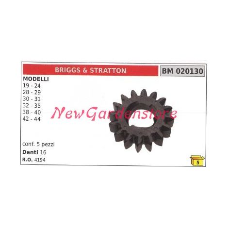 Piñón motor de arranque BRIGGS&STRATTON modelos 19 24 28 29 30 31 32 35 020130