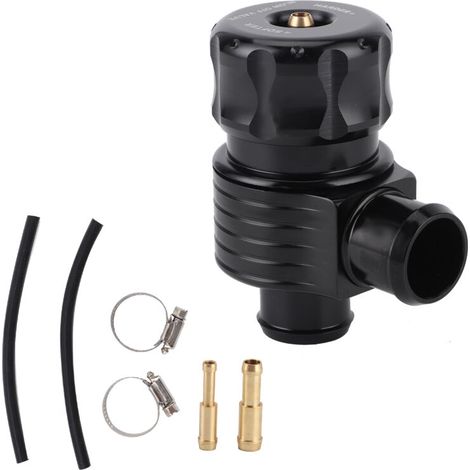 Kit valvola di sfogo turbo da 25 mm/1 pollice, accessorio universale in alluminio per auto BOV-Crezuo