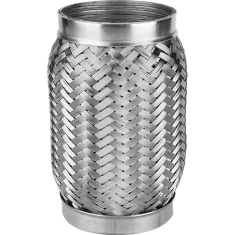 3 x 6 Zoll flexibles Edelstahl-Auspuffrohr mit innenliegendem Wellrohr (1/5)