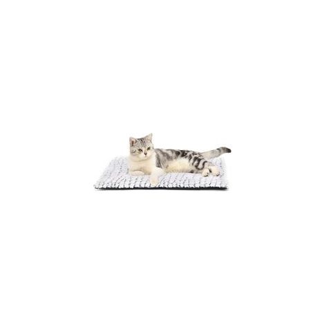 Tapis chauffant pour animaux 60×45 cmCoussin autochauffant sans électricitéMatériau doux et moelleuxLavable et antidérapant (1/4)