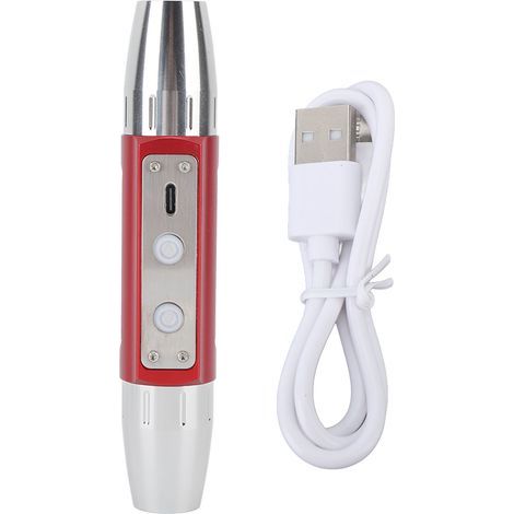 Jade Flashlight, Light Detector, USB Rechargeable, Jewelry Identification Torch, Dual Head, 4 Light Sources KX4 (1/5)