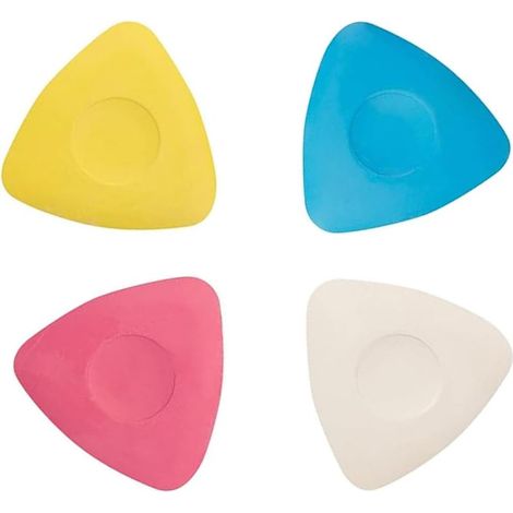 Lot de 4 craies de tailleur – Parfaites pour la couture, la couture et le bricolage – Forme triangulaire – 4 couleurs (1/5)
