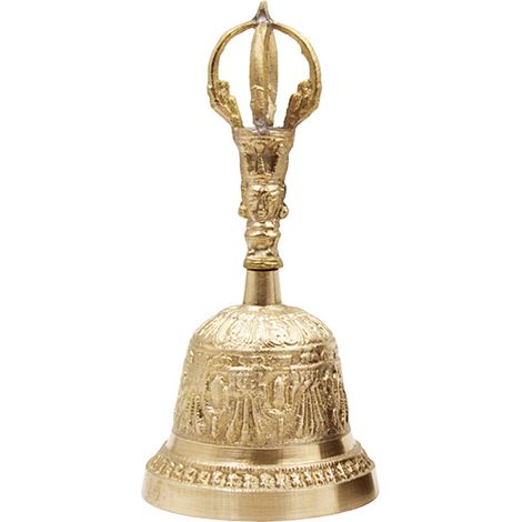 Cloche de méditation tibétaine artisanale pour le thé et la prière (1/5)