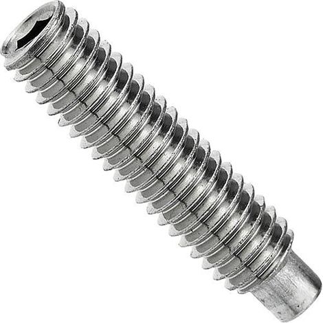 Vis sans tête à six pans creux et tenon 45H selon DIN EN ISO 4028    M 6 x 35 conditionnement : 100