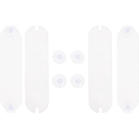 Piece Clear Acrylic Windshield Holder with Suction Cups Toll