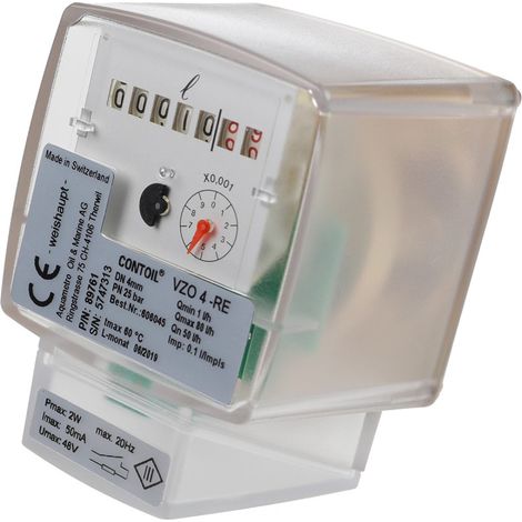 Ölzähler VZO 4 PN25 RE-Impuls NF 0,1 L 48V 50 l/h - 606045 von Weishaupt