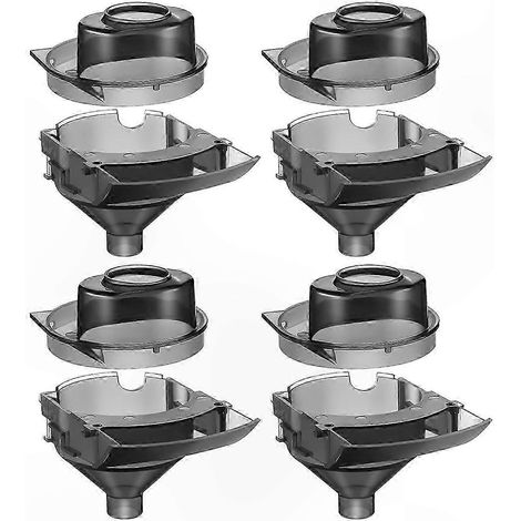 4 rechanges entonnoir et couvercle pour distributeur de lait en poudre bébé, pièces compatibles, lot de 4, accessoires remplacement, pratique et hygiénique. (1/5)