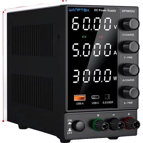 Alimentation, Tension Réglable, Design Compact, DPS605U 60V 5A (1/2)