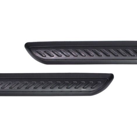 Set di 2 strisce protettive per paraurti auto, striscia autoadesiva in PVC antigraffio, adesivi anti-attrito per carrozzeria, adesivo protettivo con bordo liscio