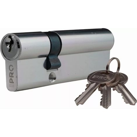 Cylindre double entrée 5 goupilles - série 7001 VACHETTE - S'entrouvrant - 30 x 30 - N° L08153
