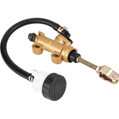 Maître Cylindre de Pompe Frein arrière Moto Universelle hydraulique avec réservoir pour vélo saleté-Maitre Cylindre Quad (1/5)