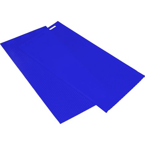 Lot de 2 moules à cire d'abeille en silicone de 5,4 mm, pour la fabrication de cire gaufrée. Fournitures apicoles, 44 x 28 cm, bleu foncé. (1/5)