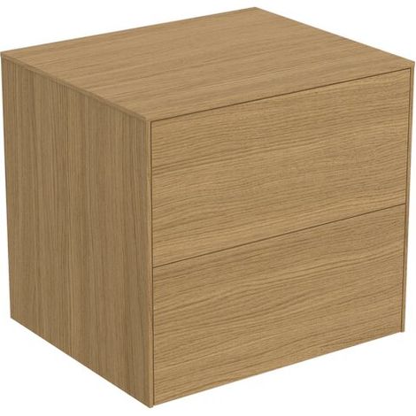 IDEAL STANDARD T4321Y6 Meuble-bas WT Conca, 2 tiroirs (1/2)