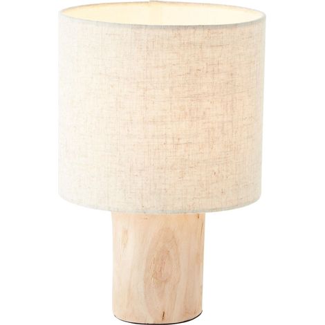 Tischleuchte Pia Holz/Textil, natur (1/4)