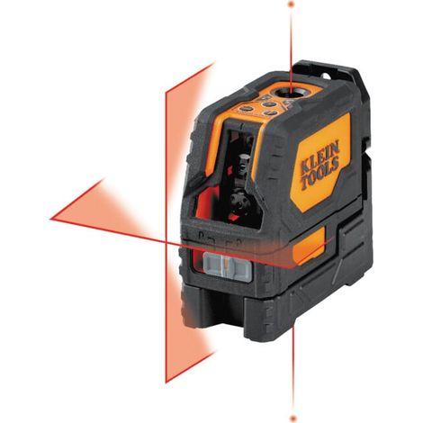 Klein Tools Laser croix auto-nivelant rouge avec points de repère (1/5)