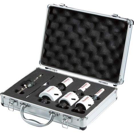 MAKITA E-12304 Estuche brocas de corona Ezychange Bi-Metal 6pcs