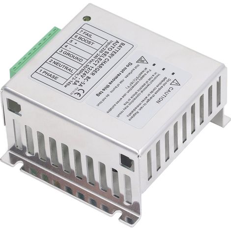 Chargeur de batterie automatique 12V 24V 2 étages régulateur 220-240VAC (1/5)