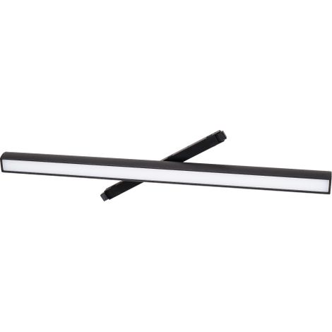 Faretto lineare su binario 1 fase nero LED 18W 3000K (1/5)