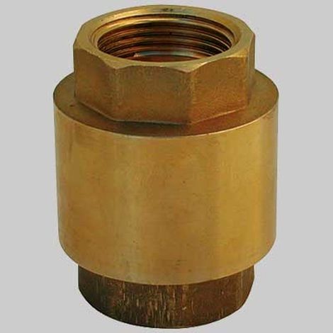 VALVOLA DI RITEGNO A MOLLA EURO INSERTO IN OTTONE - 1"