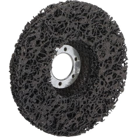 Disque à décaper 4,5 pouces noir, étanche, antirouille, silencieux, pour acier inoxydable (1/5)