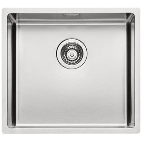 Naber Einbaubecken-Set Corno Basso 5 Edelstahl mit Küchenarmatur Arco 1 Chrom Hochdruck (1/3)