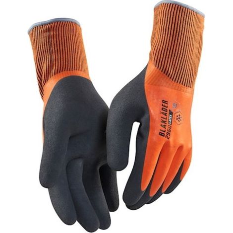 Gants de travail artisan doublés anti-froid BLAKLADER 2962 - Orange clair - 7 (S)