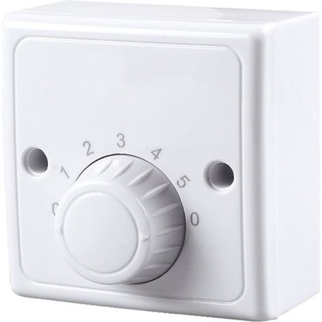 Universeller Wand-Dimmer-Schalter 220 V für Deckenventilator, fünf Geschwindigkeiten.