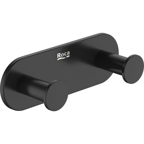 Percha doble ROUND HOTELS - ROCA Color: Negro mate (1/2)