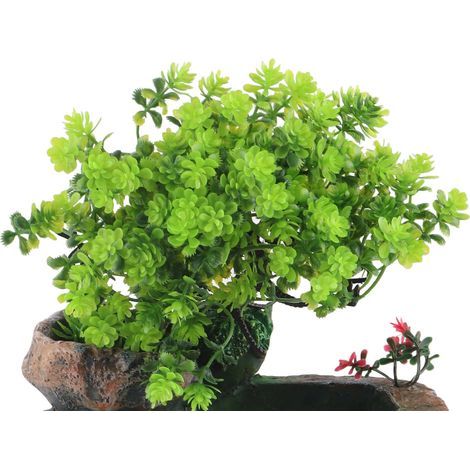 Resin Desktop Fountain with Waterfall and Simulated Tree, Eco-Friendly Indoor Decoration, EU AC220-240V (1/5)