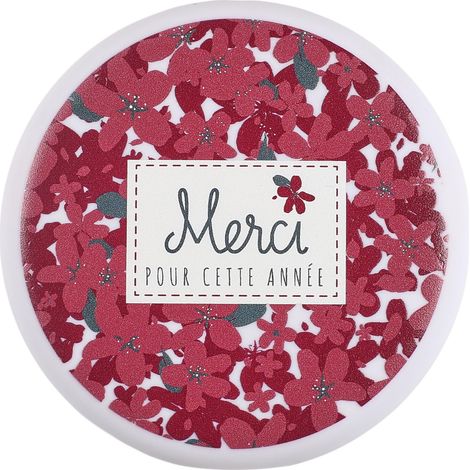 Miroir de Poche Double Face Rouge et Blanc (1/5)
