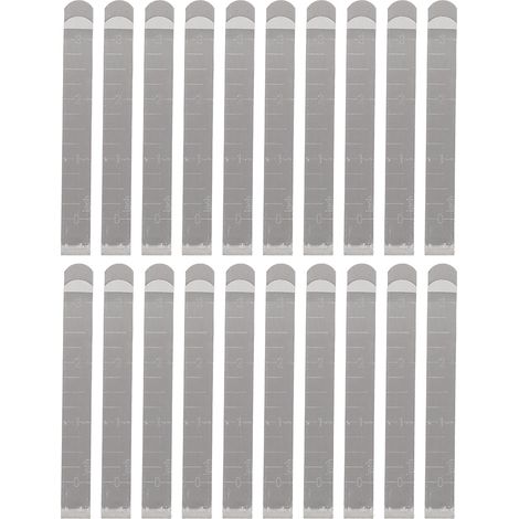 Set de 20 pinces à ourlet 3 pouces, règle métallique de fixation, accessoires de couture DIY pour marquer. (1/5)
