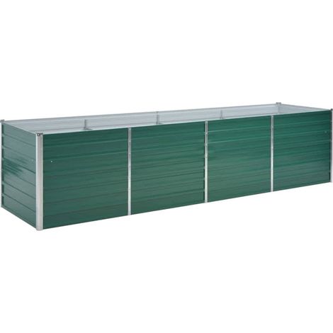 Maison Exclusive - Garten-Hochbeet Verzinkter Stahl 320x80x77 cm (1/5)