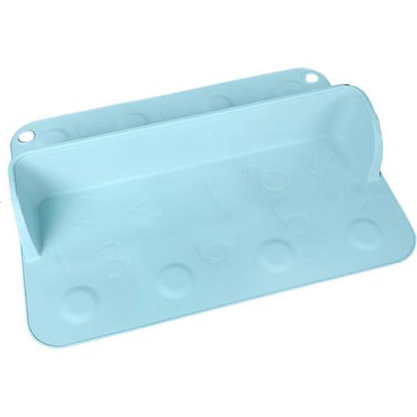 Pare-éclaboussures pour baignoire et douche - Bleu - (1/5)