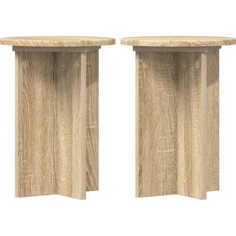 Maison Exclusive - Supporto per piante 2 pcs Rovere Sonoma Ø29,5 x 40 cm
