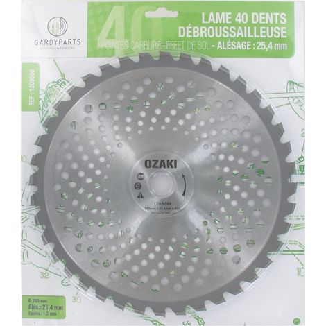 Lame 40 dents 25,5cm UNIVERSELLE (1/2)
