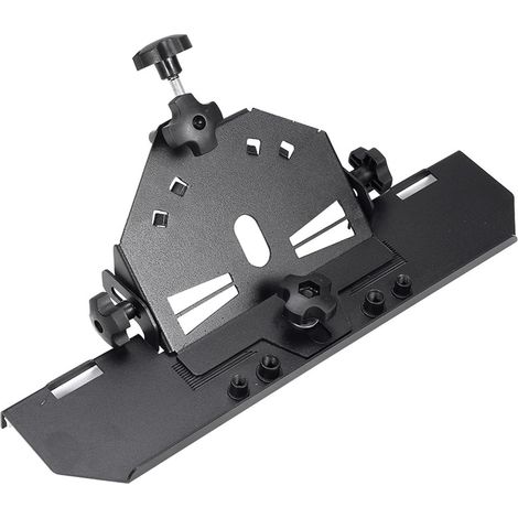 Accessoire de chanfreinage à 45 degrés pour outil de support de meuleuse d'angle, adapté aux meuleuses d'angle de type 115/125 mm,Noir [Classe énergétique A] (1/5)