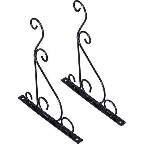 Support de suspension pour plantes, crochets de suspension pour plantes en fer rétro (1/4)
