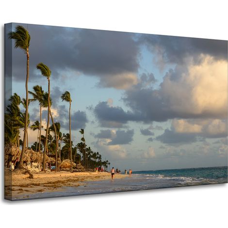 Lienzo impreso Naturaleza Isla Tropical 90x60 cm