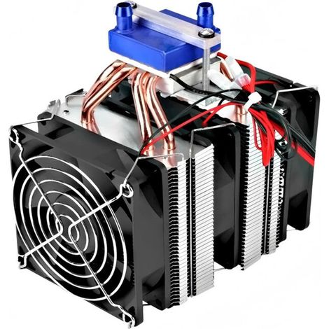 [180W Aquariumkühler] 12V Solid State Kühlset, kleiner Aquariumkühler mit konstanter Temperatur, geeignet für Aquarien von 10-30L. (1/4)