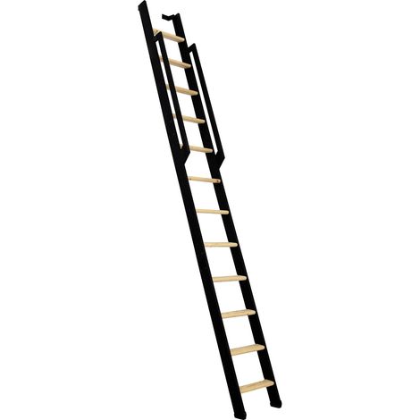 Minka Wangentreppe Strong 290cm max. Geschosshöhe Fichte schwarz (1/5)
