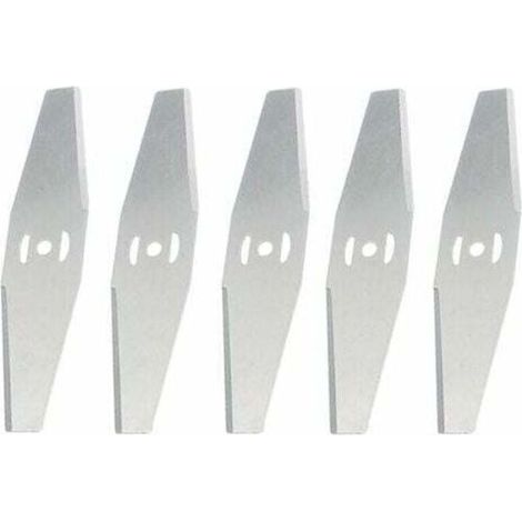 Cuchilla de repuesto para cortacésped inalámbrico Garden Trim, cuchilla de metal, plateada, 5 piezas (1/4)