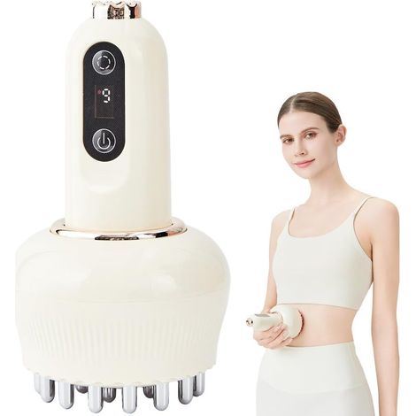 Cepillo eléctrico de masaje para aliviar la tensión en piernas, brazos y abdomen (sin aceites esenciales). (1/5)