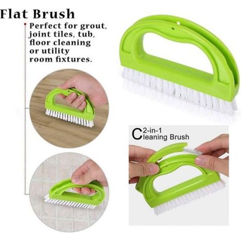 Brosse De Nettoyage - 4 Embouts Pour Joints Carrelage Salle De Bain Cuisine - Anti-moisissure - Lot De 4 (1/5)